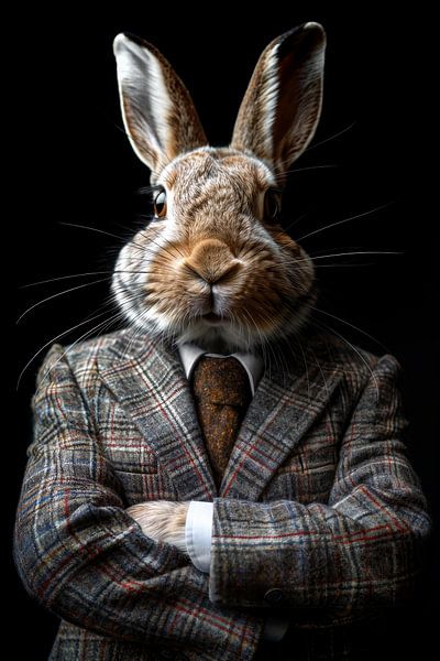 Wild Suits - Kaninchen von Philippe HUGONNARD