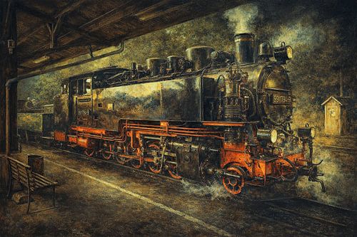 Narrow-gauge steam locomotive 991794-9 by Rob Boon