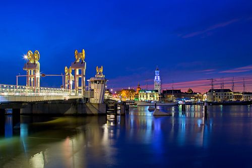 Stadsbrug en Klokkentoren Kampen
