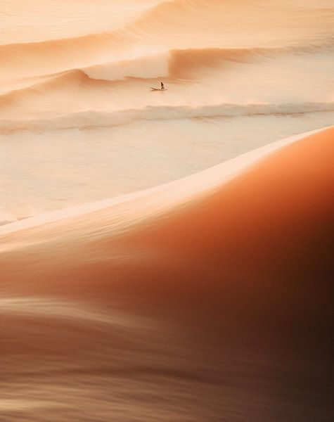 Schönheit des Ozeans von fernlichtsicht