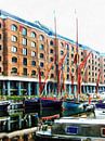 St Katharine Docks Boats 11 by Dorothy Berry-Lound thumbnail