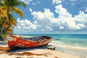 Karibische Nostalgie am Strand