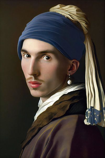 Man With Pearl Earring von Treechild