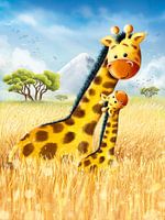 Giraffen in Afrika