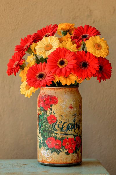 Blumen Vase von Poster Art Shop