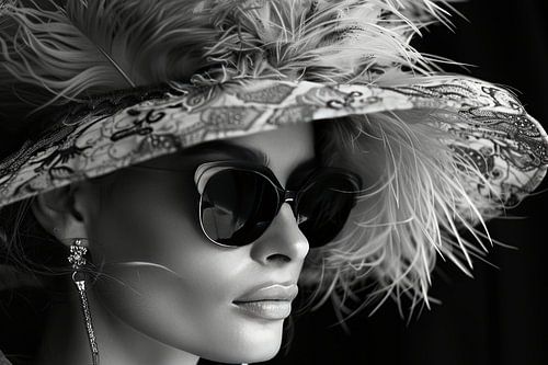 digitaal portret vrouw