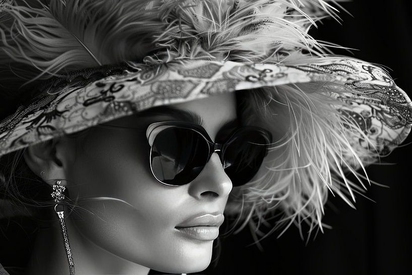 digital portrait woman by Egon Zitter