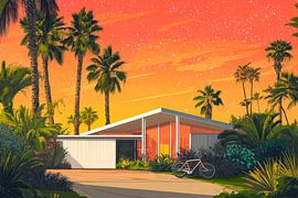 Tropisches Haus von Poster Art Shop