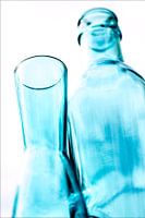 Blauwe flesjes