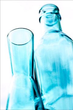 Blauwe flesjes