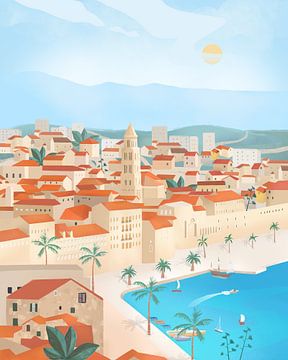Split, Kroatië van Petra Lizde
