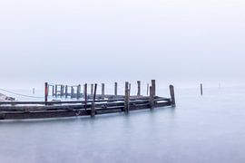Alter Steg im Nebel von Tilo Grellmann