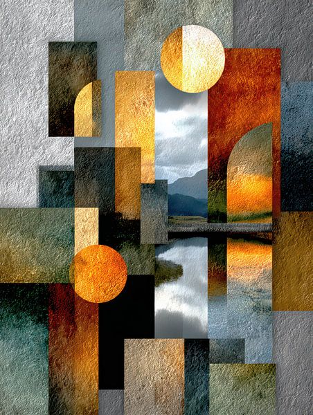 Abstrakte Kunst Formen und Farben von Egon Zitter