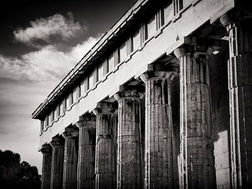 Athene - Tempel van Hephaestus van Alexander Voss