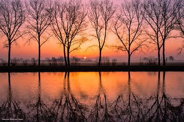 Herfst in de Alblasserwaard van Eibert den Hengst