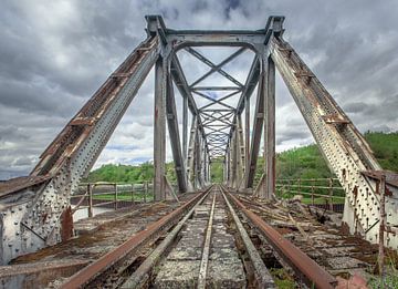 Old abandoned railway bridge