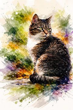 Zypernkatze mit Stil von Linda de Klein