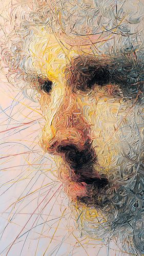 Se fondre dans le chaos – Abstrait – Fragmentation humaine – Art surréaliste