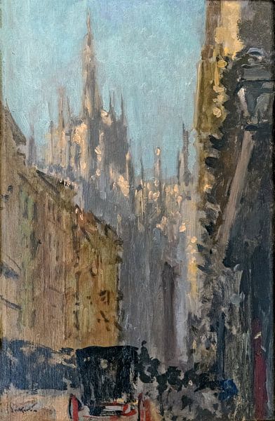 Kathedraal van Milaan, Walter Sickert - 1895 van Atelier Liesjes