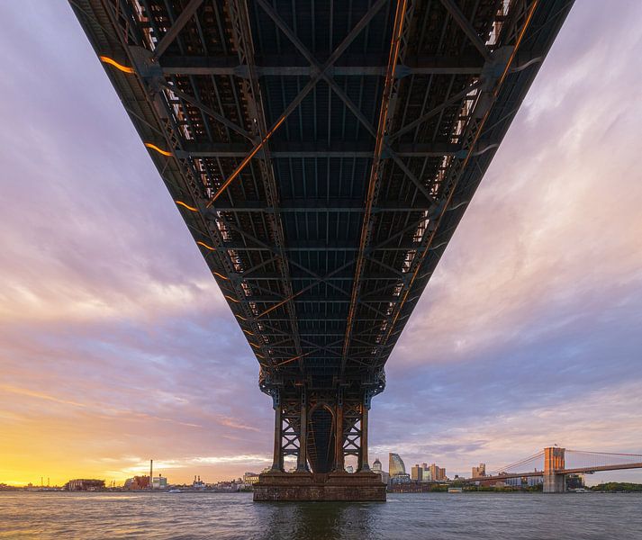 Manhattan Bridge New York City - USA by Marcel Kerdijk