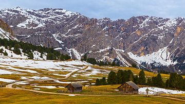 Frühling im Hochgebirge der Dolomiten von Henk Meijer Photography