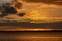 Sonnenaufgang an einem dänischen Fjord