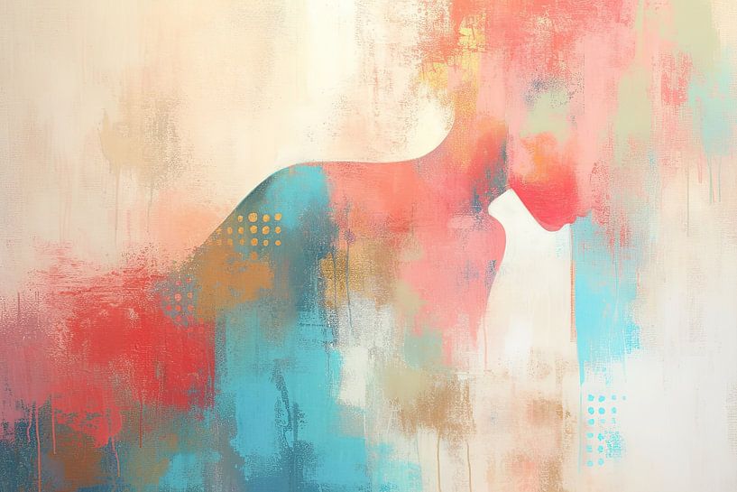 Soft Colour Echoes by Wonderful Art