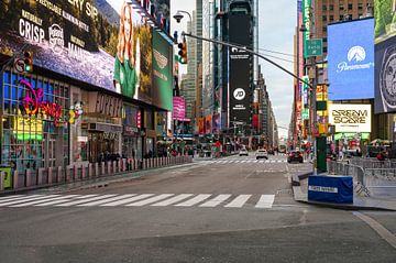 Times Square in New York early in the morning by Tim Vlielander