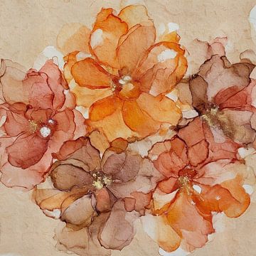 Abstract Brilliance III - Tangerine Twist