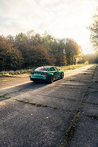 BMW M3 G80 Vliegveld Simplistisch Symmetrie