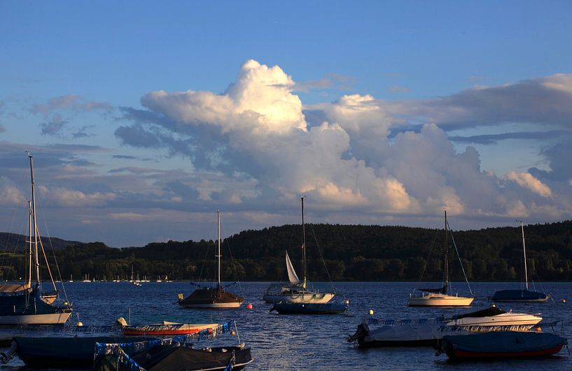 Abend am Bodensee von Thomas Jäger