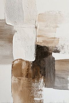 Abstrakte Textur in natürlichen Farben von Your unique art