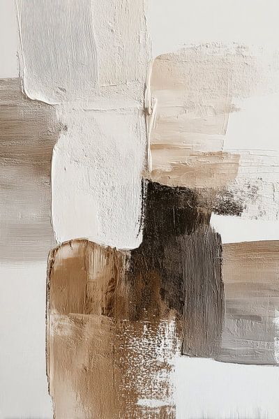 Abstrakte Textur in natürlichen Farben von Your unique art