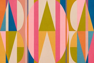 Kleurrijke abstracte geometrische 6 van Georgia Chagas