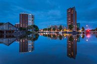 Groningen Zuiderhaven at blue hour by Koos de Wit thumbnail