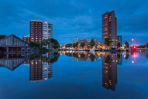 Groningen Zuiderhaven @ blue hour sur Koos de Wit
