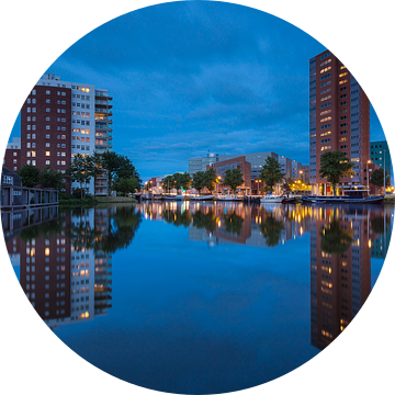 Groningen Zuiderhaven @ blue hour van Koos de Wit