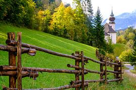 Pilgrimage church Maria Gern by Willem Laros | Reis- en landschapsfotografie