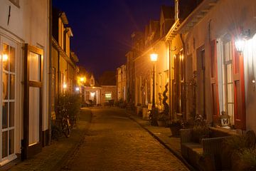 Kleine oosterwijck in Harderwijk tijdens de avond