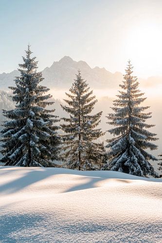 Winter berglandschap