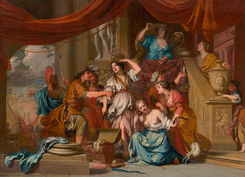 Achilles unter den Töchtern des Lycomedes entdeckt, Gerard de Lairesse von Meisterhafte Meister