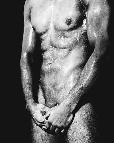 Naked man with beautiful body #0078