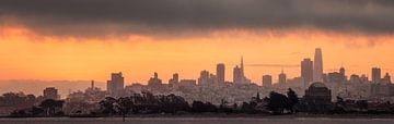 San Francisco Skyline van Photo Wall Decoration