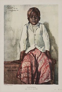 Willy Sluiter, Totong, 1923 van Atelier Liesjes