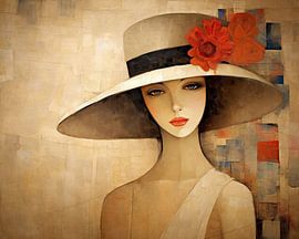 Abstract Portrait by Eye catching paintings