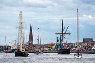 Segelschiffe auf der Hanse Sail in Rostock von Rico Ködder Miniaturansicht