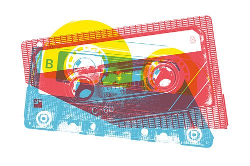 Kassettenband - zerschnitten