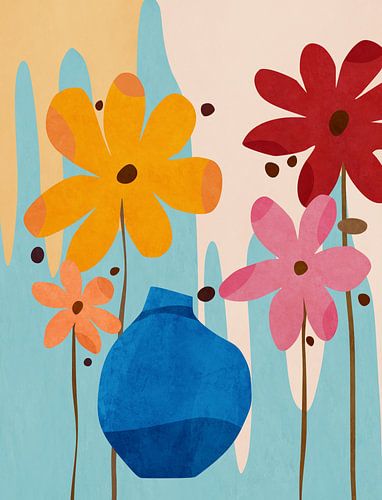 Bloemen bij Partij 1