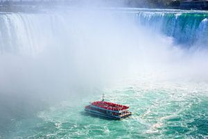 Le souffleur de corne aux chutes du Niagara