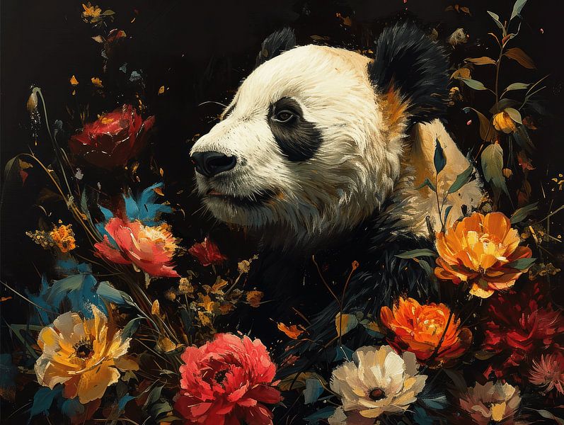 Serene Beauty of the Panda by Eva Lee